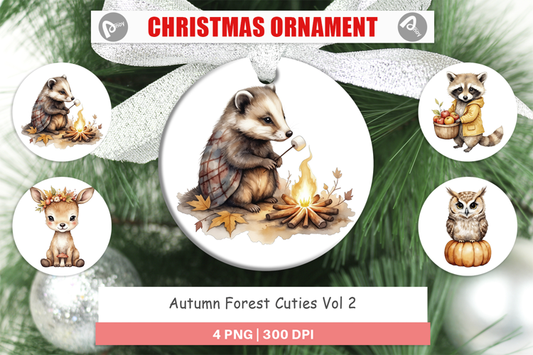 Ornament Autumn Forest Cuties