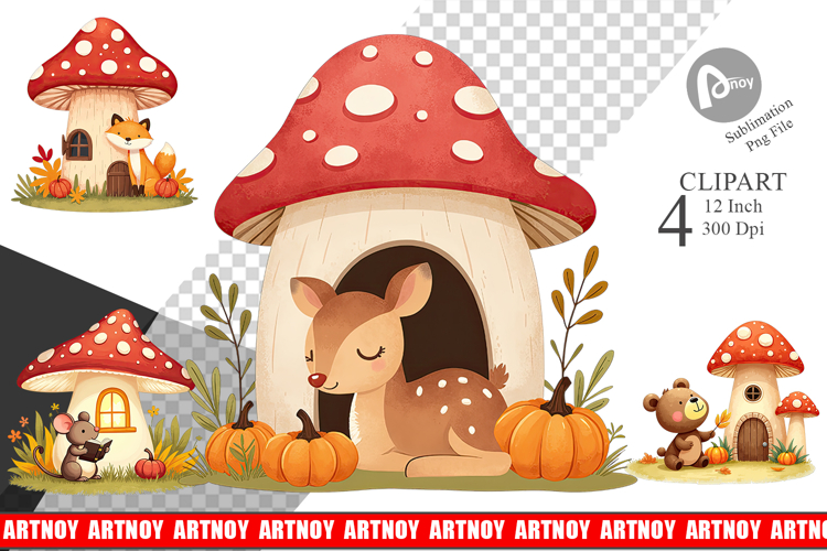 Mushroom Clipart Image 20