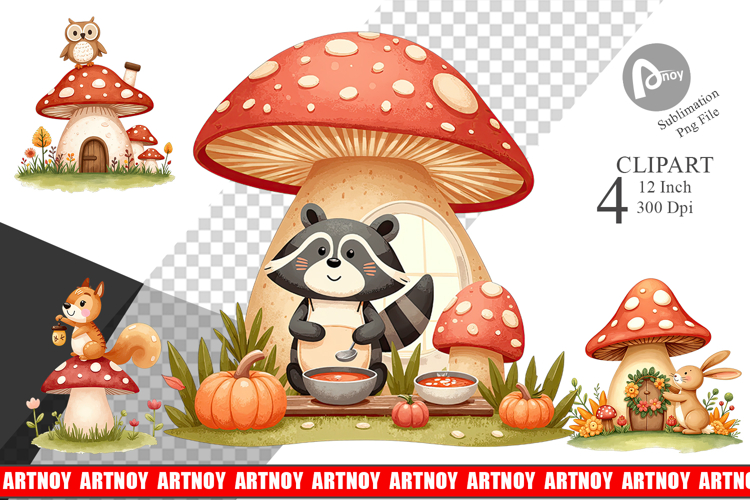 Mushroom Clipart Image 19