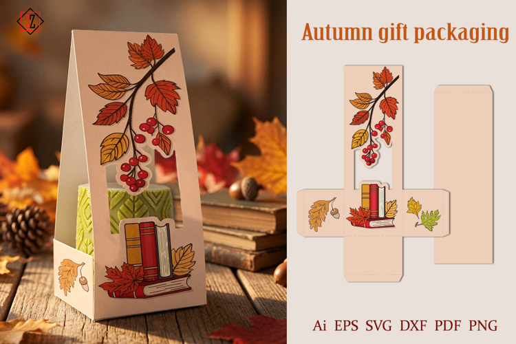 Autumn Gift Box Template