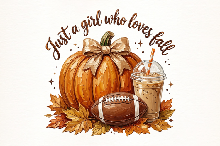 Autumn Girl Pumpkin Fall PNG