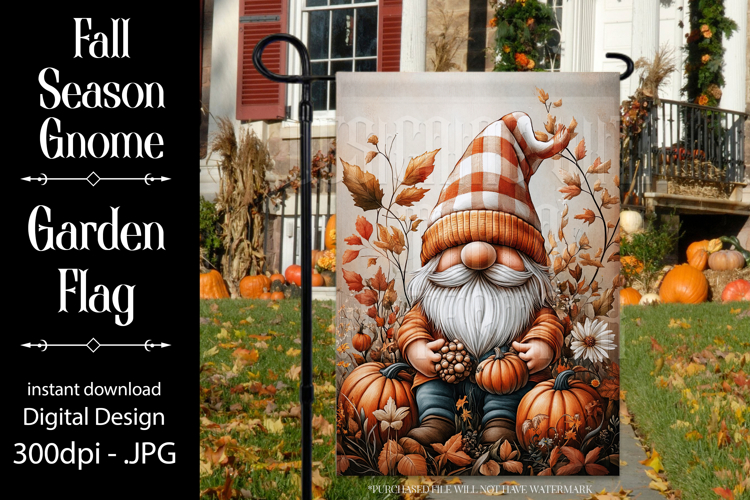 Fall Gnome Clipart Image 9