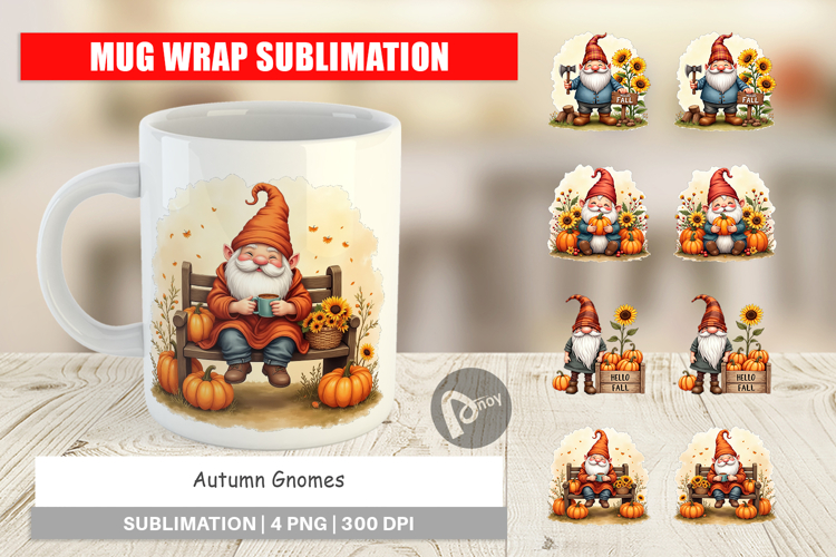Fall Gnome Clipart Image 11