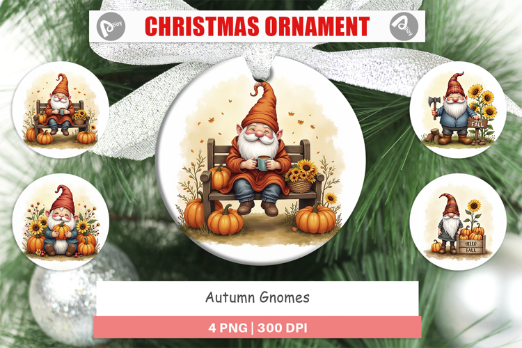 Fall Gnome Clipart Image 9