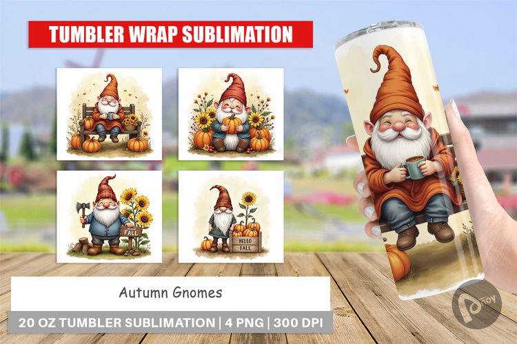 Fall Gnome Clipart Image 7