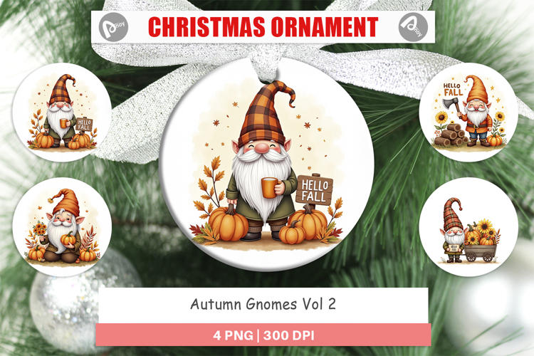 Fall Gnome Clipart Image 8