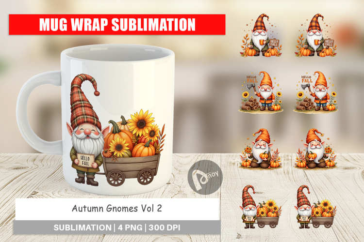 Fall Gnome Clipart Image 10