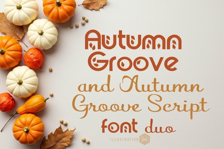 Autumn Groove Font Duo example image 1
