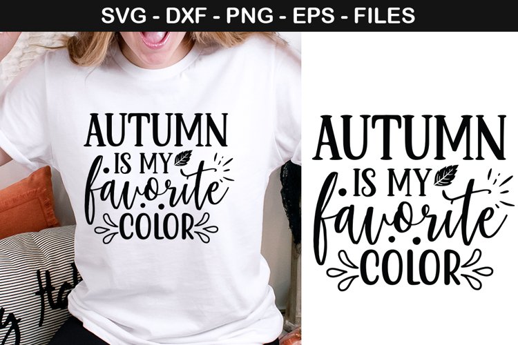 Autumn is my favorite color - Halloween Pumpkin SVG Design