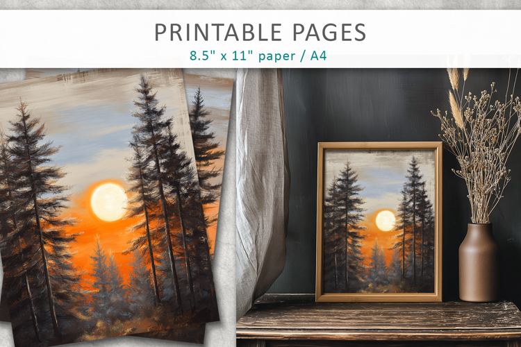 fall junk journal, fall printable