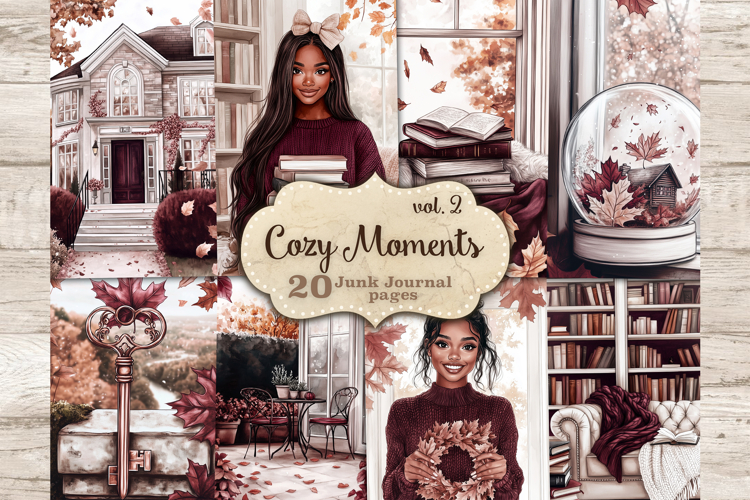 Autumn Junk Journal | African American Girl Pages