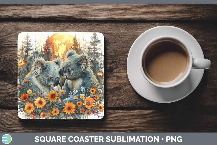 GorgeousAutumn Square Coaster design.