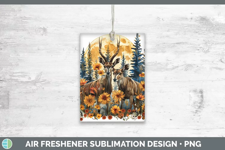 Autumn Kudu Air Freshener Sublimation Car Freshener Designs