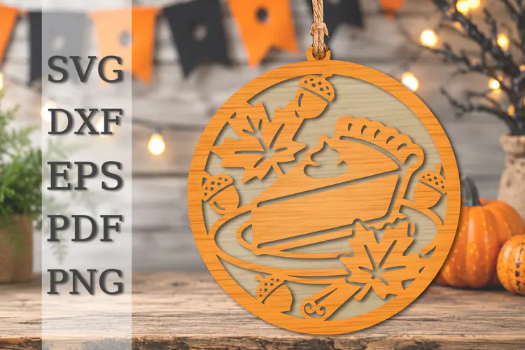Autumn Leaf Basket Laser Cut SVG