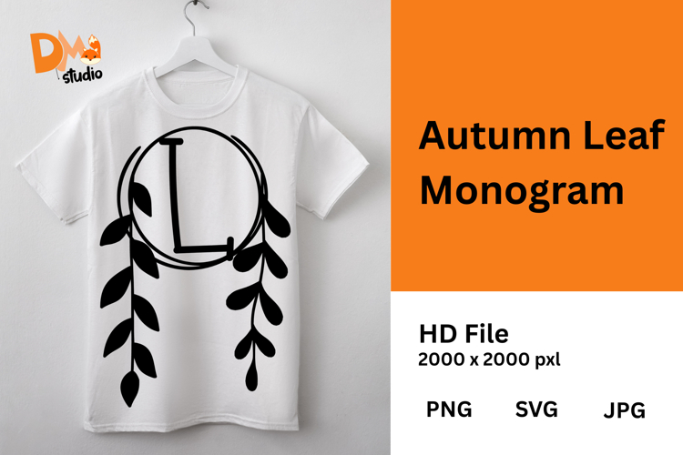 Autumn Leaf Monogram