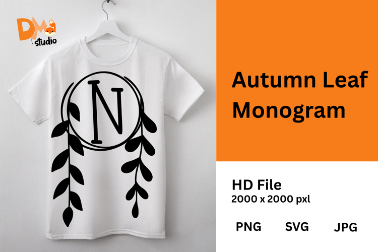 Autumn Leaf Monogram