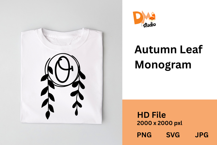 Autumn Leaf Monogram