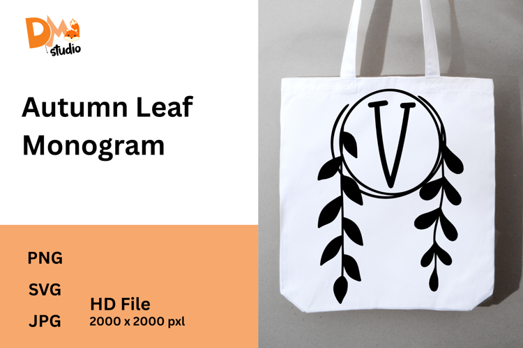Autumn Leaf Monogram