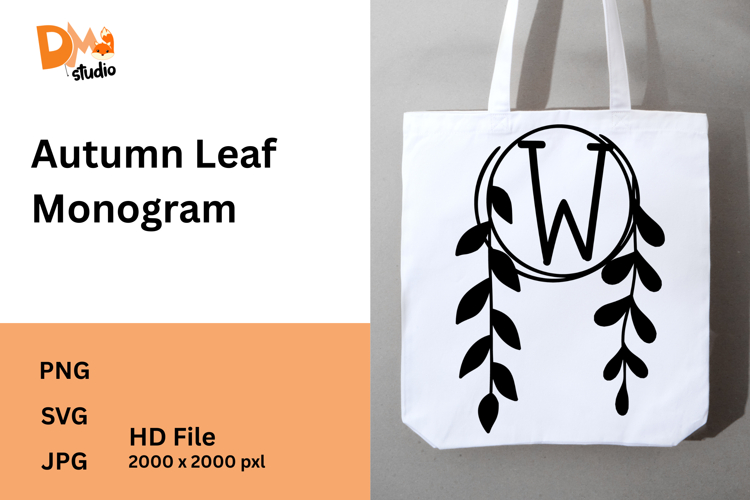 Autumn Leaf Monogram