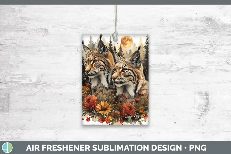 Autumn Lynx Air Freshener Sublimation Car Freshener Designs