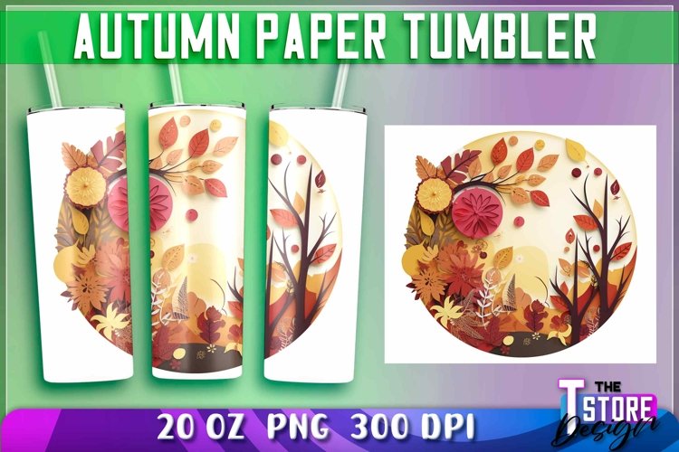 Fall Tumbler Wrap Image 4