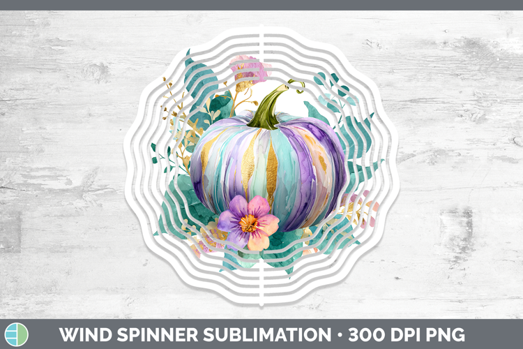Brush Strokes Pumpkin Autumn Pastel Brush Strokes Wind Spin