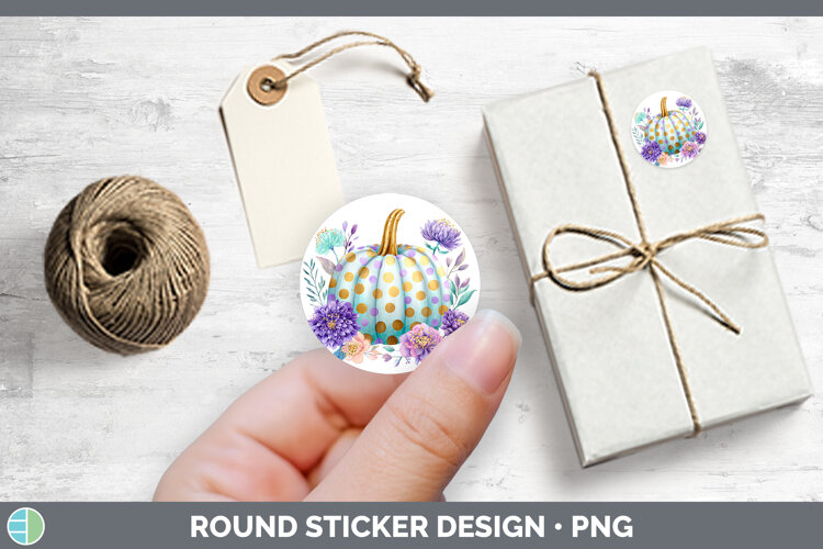 GorgeousAutumn Pastel Brush Strokes Stickers design.