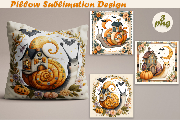 Fany Halloween Patchwork animal| Pillow Sublimation Design