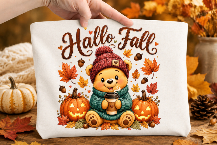 Autumn Pooh Shirt Png