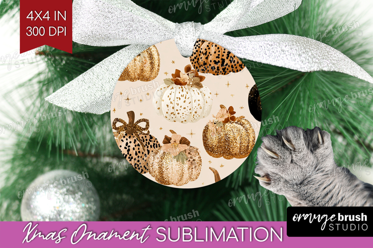 Autumn Pumpkin Ornament PNG - Fall Pumpkin, PNG Sublimation