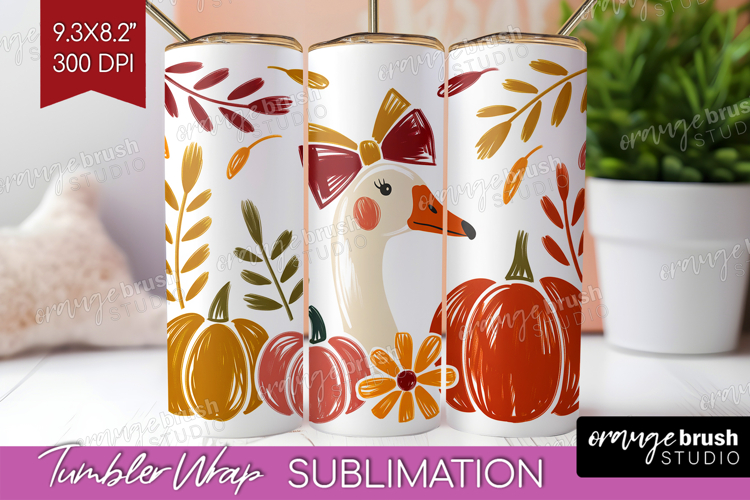 Thanksgiving Tumbler Wrap Image 13