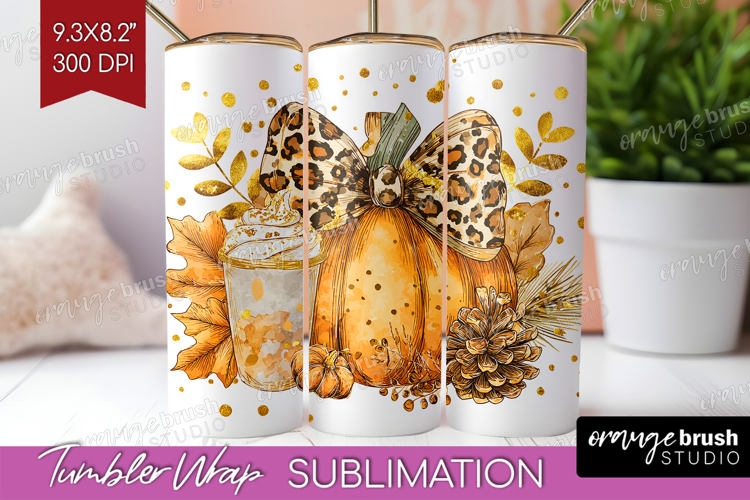 Thanksgiving Tumbler Wrap Image 12