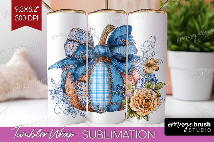 Thanksgiving Tumbler Wrap Image 11