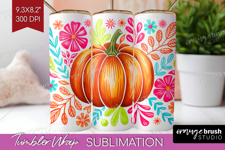 Thanksgiving Tumbler Wrap Image 10