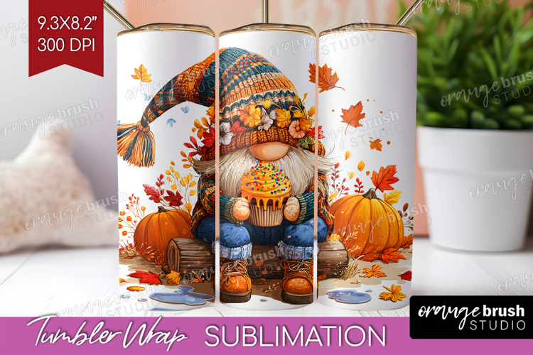 Thanksgiving Tumbler Wrap Image 6
