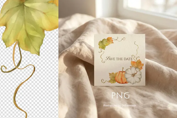 Autumn Pumpkin Clipart PNG