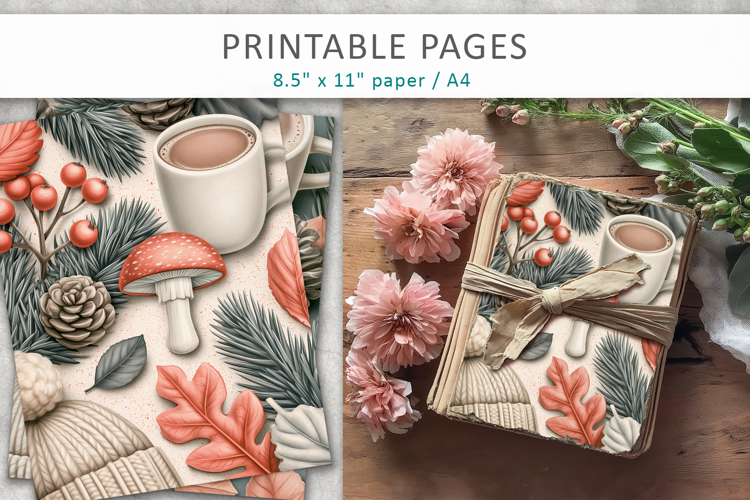 Autumn Journal Pages, Fall Papers