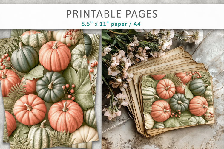 Autumn Journal Pages, autumn backgrounds