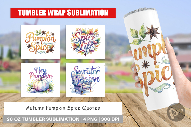 Autumn Pumpkin Spice Quotes Tumbler