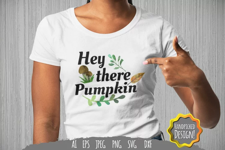 Hey There Pumpkin SVG File
