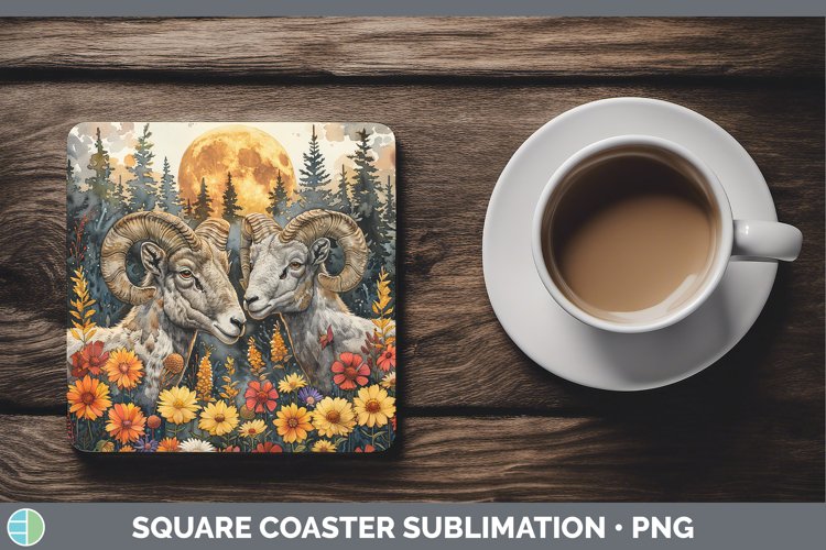 GorgeousAutumn Square Coaster design.