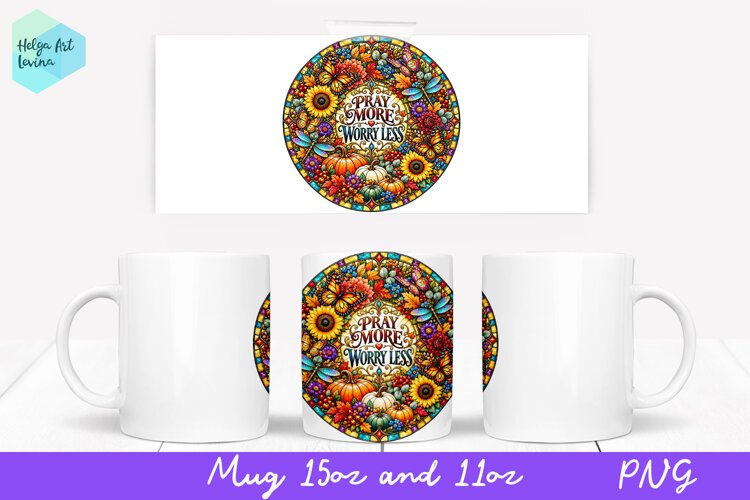 Religious quotes Mug Sublimation 11OZ and 15OZ example image 1