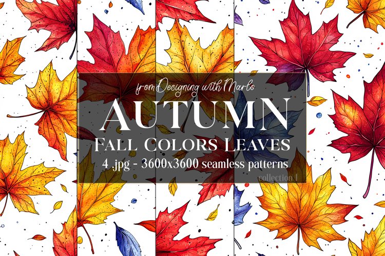 Autumn Patterns, Fall Season Patterns, Fall Colors Leaves s1