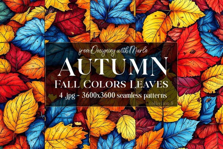 Autumn Patterns, Fall Season Patterns, Fall Colors Leaves s8