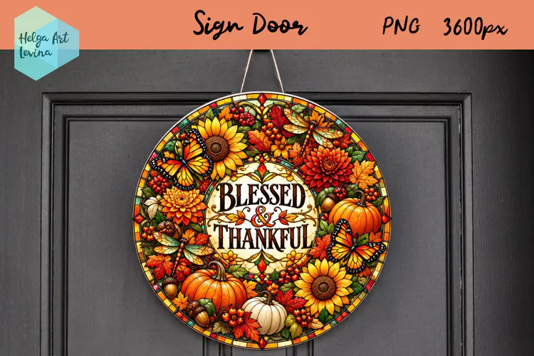 Religious quotes, Round Sign Door, Autumn PNG