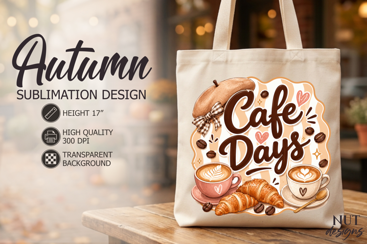 Coffee lover Autumn Sublimation Cozy Fall Coquette