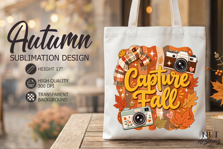 Capture Fall Sublimation Cozy Autumn Coquette