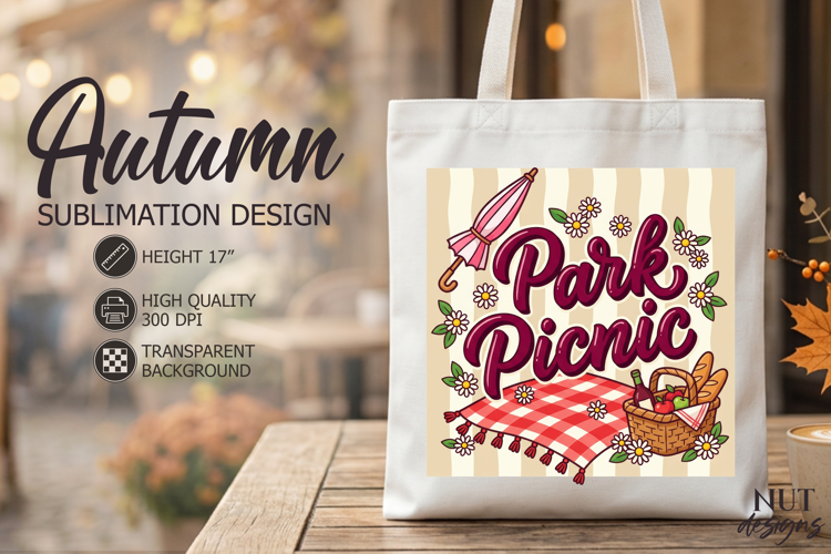 Park Picnic Autumn Sublimation Cozy Fall Coquette