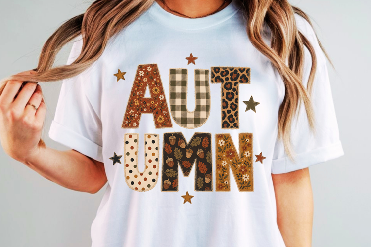 Autumn Sublimation Design | Girls Fall T Shirt Png
