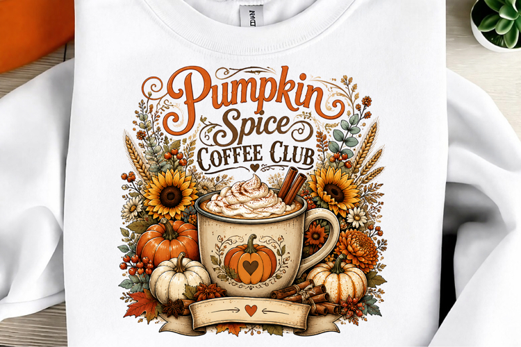 Autumn Sublimation, Fall Sublimation, Pumpkin Autumn PNG
